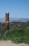 Interesting totem pole by the side of the trail.