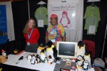 Sharon & Clay at LinuxChix LA Booth Sharon and Clay :-) Taken by xpcfan on Flickr (SCALE10x Search)